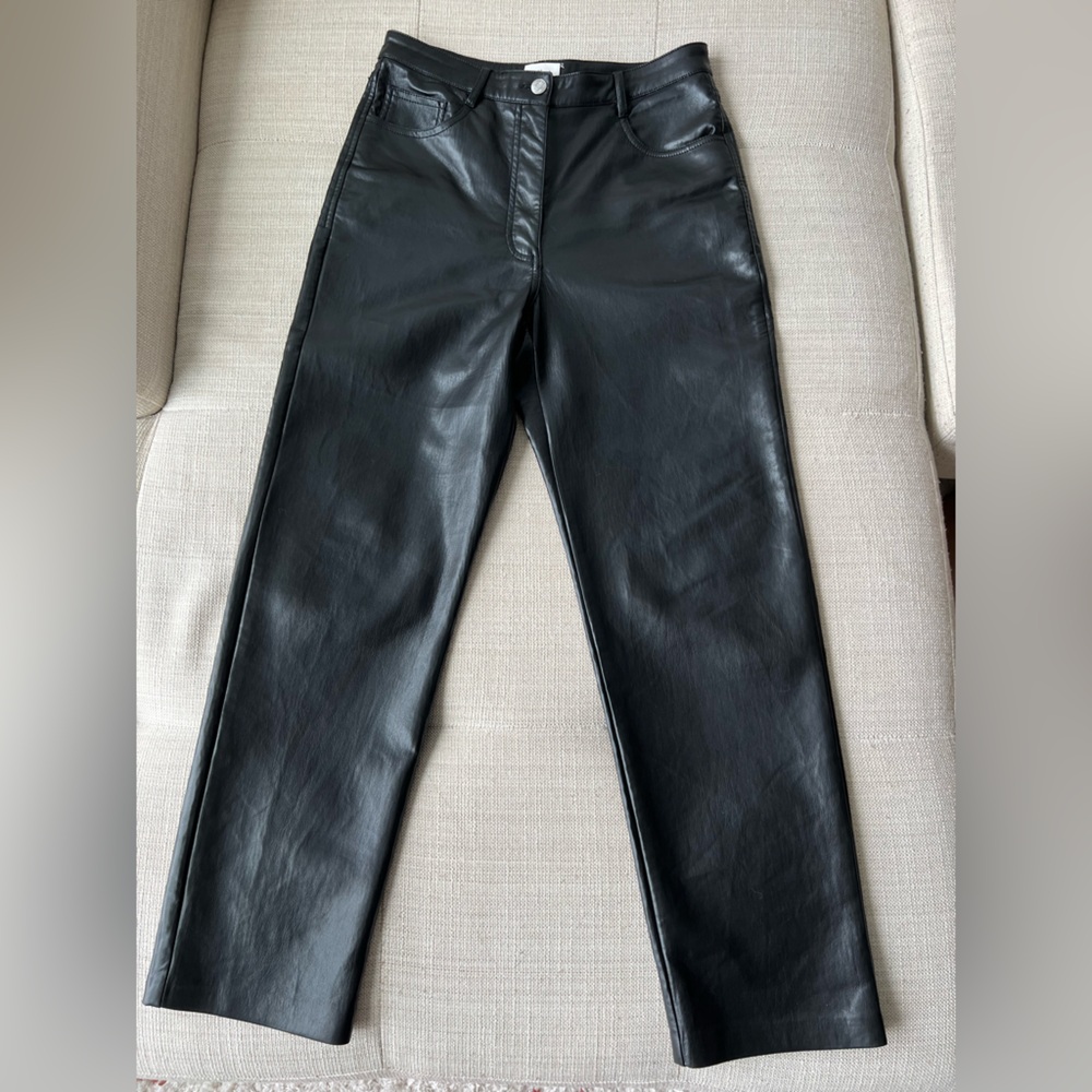 Aritzia Melina Vegan Leather Pants Size 8